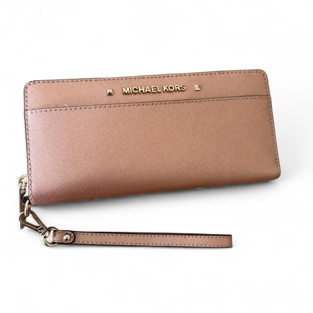 Michael-kors Women's Tan and Brown Wallet-purses